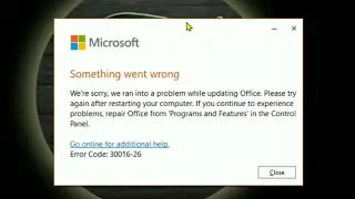 Microsoft Something Went Wrong