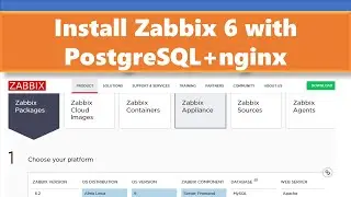 EP.120-Install Zabbix Server with PostgreSQL+nginx