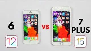 iPhone 6 Vs iPhone 7 Plus SPEED TEST in 2023 (iOS 12 Vs iOS 15.7.3)