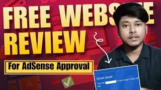 AdSense Approval Full Course for Free | Live Website Review