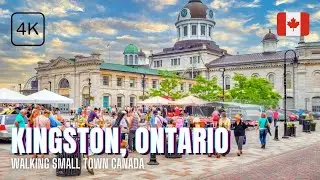 🇨🇦 Kingston, Ontario Canada Walking Tour | City Walks [4K HDR/60fps]