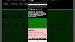 How to create a school website using HTML and CSS