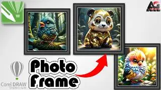 Crating a Photo Frame in CorelDraw | Beginner Graphic Design