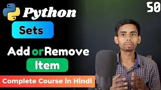 Python Sets Tutorial: Add and Remove Items using add() | update() | pop() |remove() | clear() | del