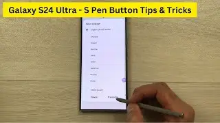 Samsung Galaxy S24 Ultra  Top 5 S Pen Button Tips & Tricks