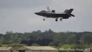 Lockheed Martin F-35B Lightning II - Vertical landing RIAT 2016