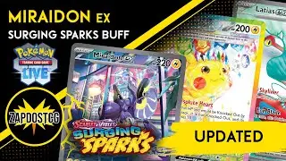 Updated Miraidon ex Deck Got BUFFED With Surging Sparks (Pokemon TCG)