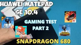 Huawei MatePad SE 10.4 Game Test (Free Fire Max, Farlight84, PUBG Mobile Lite, & PUBG Mobile) Part 2