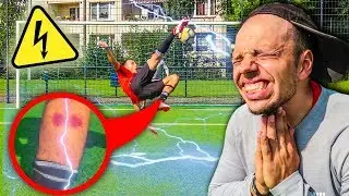 SCHMERZHAFTE ELEKTRO SCHOCKER FUßBALL CHALLENGE !