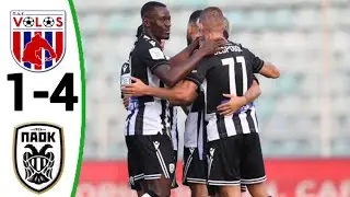 Volos vs PAOK (1-4) All Goals and Extended Highlights