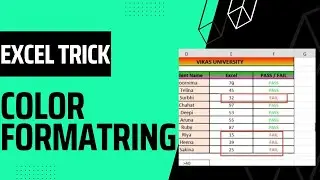 Excel Trick for Color Formatting | Excel Tutorial