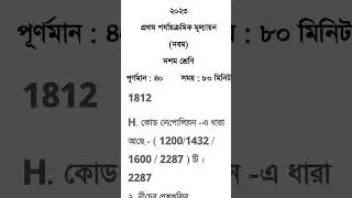 Class 9 first unit test History question paper 2023 || Class 9 History 1st unit test question 2023