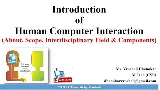 HCI 1. 2 Introduction of Human Computer Interaction (HCI) (HCI Full course)