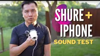 GAME CHANGER for iPhone Users -  Shure MV7+ Outside Sound Test: Hear the Difference!