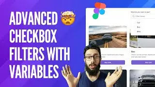 How to create a complex checkbox filter with variables in Figma!