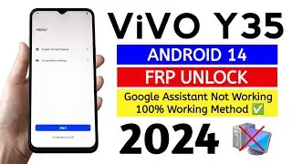 ViVO Y35 (V2205) Gmail Frp Unlock 🚀 Android 14 | Latest Update 2024 Without Pc.