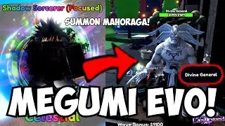 New Megumi Evo SUMMONS MAHORAGA! INSANE ABILITY! | Anime Last Stand Showcase