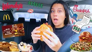 I Ate the MOST EXPENSIVE fast food items for 24 HOURS!