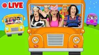 🔴 Wheels on the Bus 24/7 Livestream 🚍