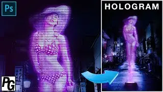 Easy Hologram Compositing in Photoshop