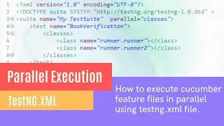 How to execute cucumber feature file in Parallel using TestNG | Selenium Java | TestNG