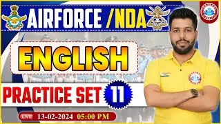 Airforce 01/2025, UPSC NDA English Practice Set #11, English PYQs By Anuj Sir