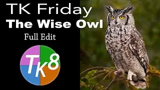 TK FRIDAY (The Wise Owl Image by James May) FULL EDIT with PDF and IMAGE DOWNLOADS