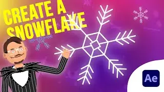 Design the ultimate SNOWFLAKE in After Effects tutorial