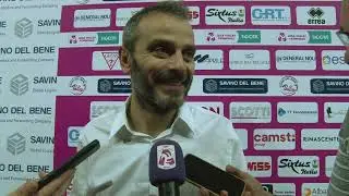 Coach Gaspari dopo la vittoria contro Perugia