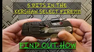 Kershaw Select Fire 1920 Multitool - Add 5th Bit in UNDER 5 Minutes!