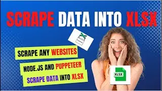 How To Scrape Data From Any Website Into Excel | NodeJs | Puppeteer