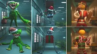 Project: Playtime - All Christmas Bosses + Player Emotes Showcase