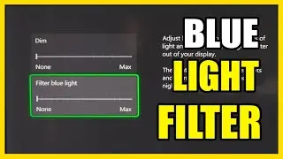 How to USE a BLUE LIGHT FILTER on XBOX Series X (FIX EYE STRAIN)