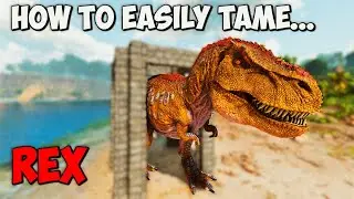 How To EASILY Tame A Rex in ARK Survival Ascended