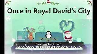 ONCE IN ROYAL DAVID'S CITY | Christmas Backing Track | Verba Vocal