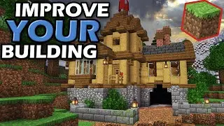 How To IMPROVE Your STARTER HOUSE In MINECRAFT With These SIMPLE STEPS