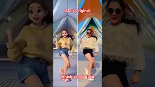 Chand Ka Sikka ❤️🌹 AI Vs Original #dance #ai #trending #viralvideo @VibesofAI