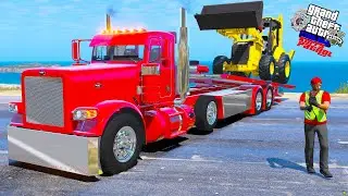 Biggest Tow Truck Towing Construction Equipment in GTA 5 RP