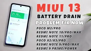 Miui 12.5/13 Battery Drain Problem Fix Now | Xiaomi/Poco/Redmi Devices