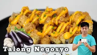 Crispy Talong Negosyo With Sauce