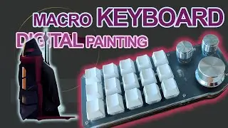 My new MACRO KEYBOARD for digital art