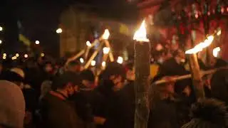 Националисты Киев, факельное шествие 2021, смолоскипна хода, 112 років Степану Бандері,