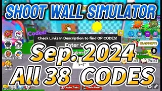 [UPDATE] Shoot Wall Simulator All 38 Working Codes for September 2024