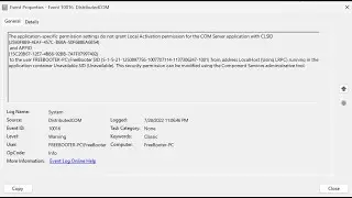How to Fix DistributedCOM Event ID 10016 Error