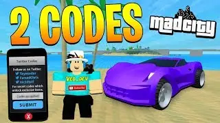 2 *SECRET* NEW CODES IN MAD CITY! (Roblox)