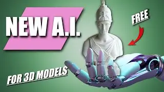 Free AI - ADVANCED 3D Models From Images - Ready For Printing!