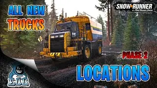 Snowrunner All New Trucks Locations (Phase 2 DLC)