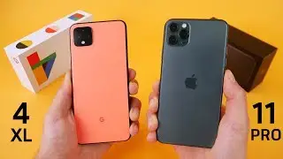 Google Pixel 4 vs iPhone 11 Pro Speed Test & Camera Comparison!