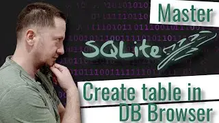 SQL - Create Table Form in DB Browser for SQLite