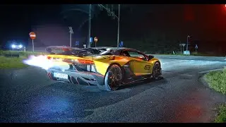 Gintani F1 Lamborghini Aventador SVJ INSANE SOUND [NO MUSIC JUST ENGINE SOUNDS]